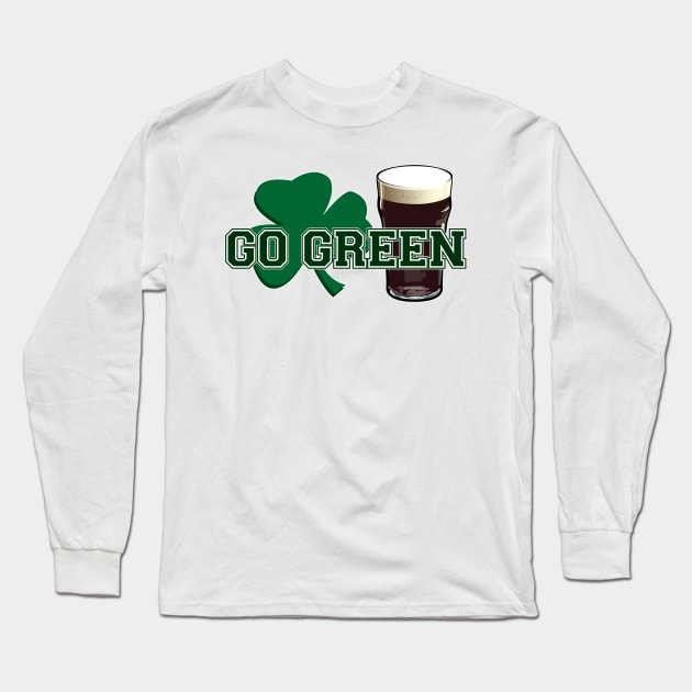 Go Green Long Sleeve T-Shirt by Stacks